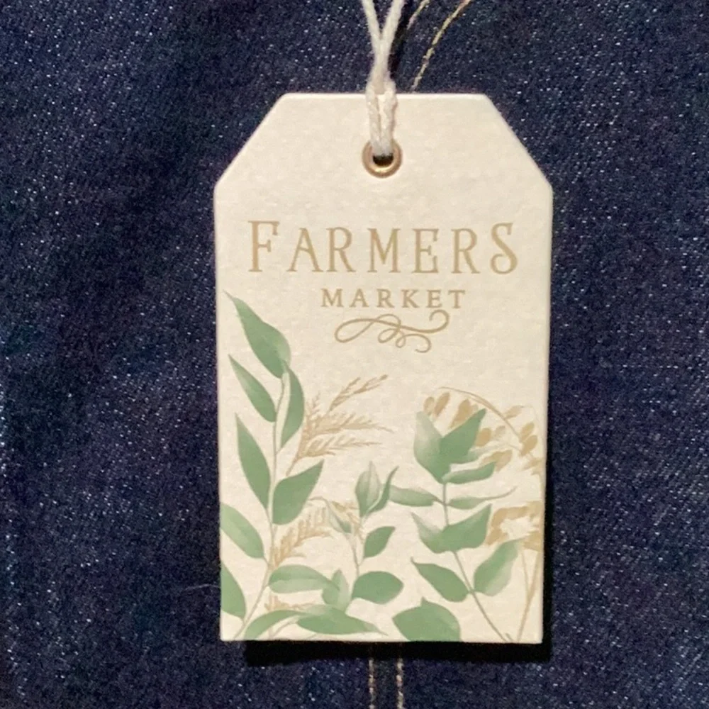 Farmers Market Dark Heavyweight Midi Jean Skirt - Size 10 - Picture 2 of 9